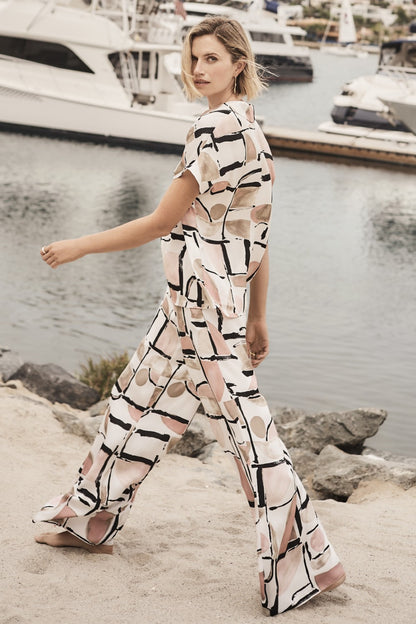 Joseph Ribkoff Top 261308 Vanille/Mehrfarbig