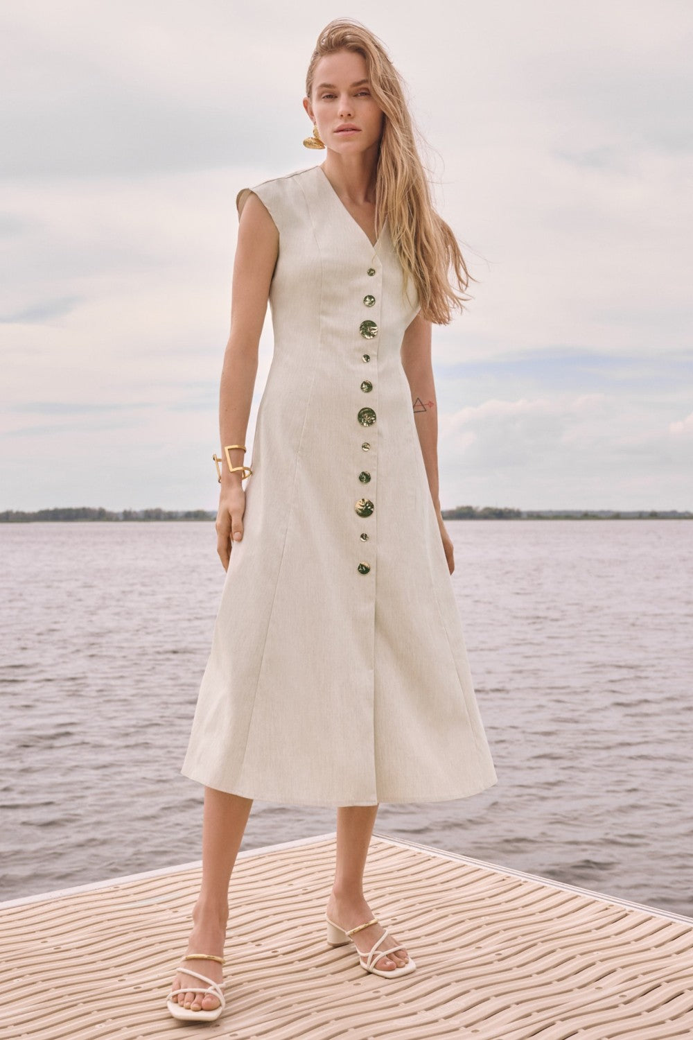 Joseph Ribkoff Dress 262129 Natural