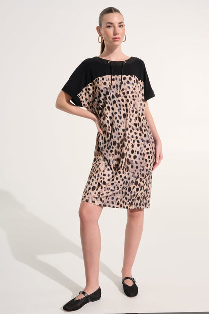 Joseph Ribkoff Dress 262610 Beige/Multi