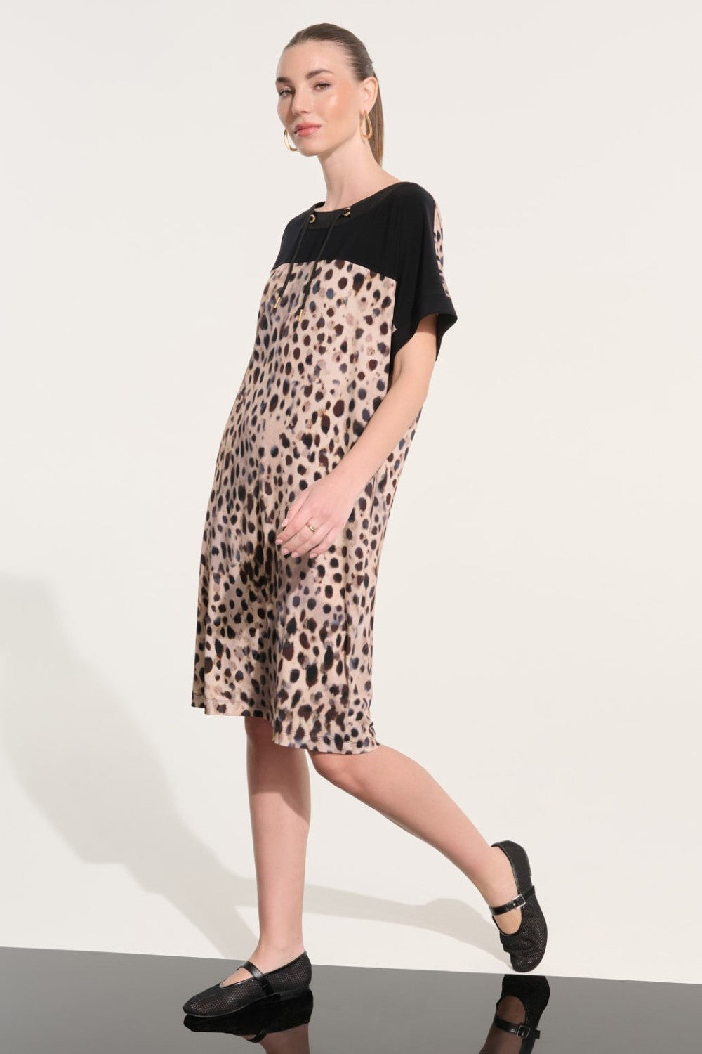 Joseph Ribkoff Dress 262610 Beige/Multi