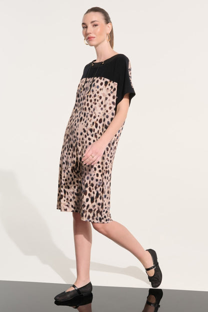 Joseph Ribkoff Dress 262610 Beige/Multi