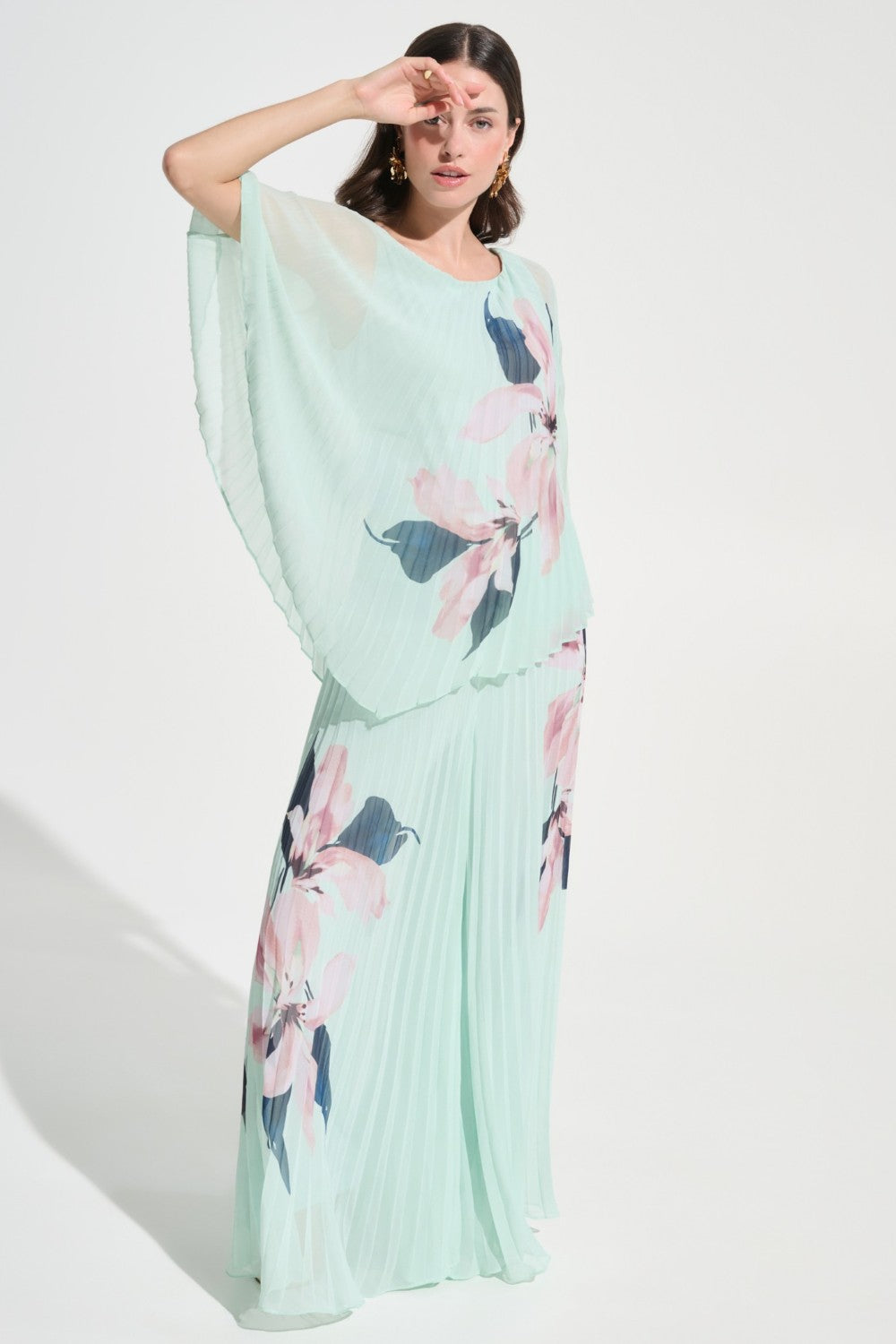 Joseph Ribkoff Top 262724 Green/Multi