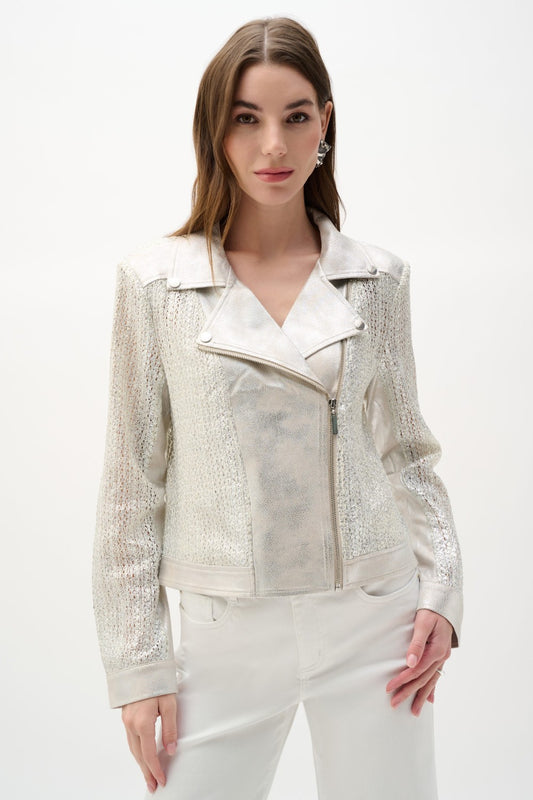 Joseph Ribkoff Jacket 262902 Champagne/Silver