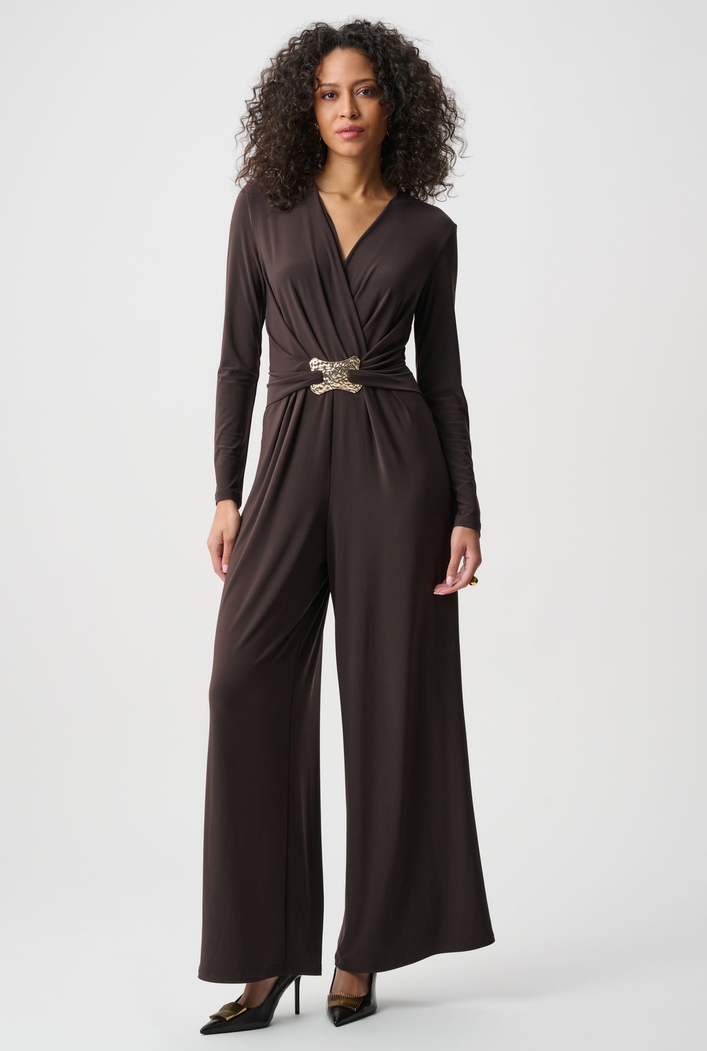 Joseph Ribkoff Jumpsuit 263005 Mocha
