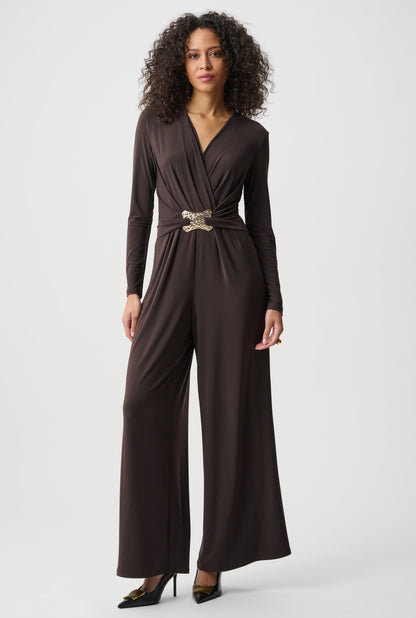 Joseph Ribkoff Jumpsuit 263005 Mocha