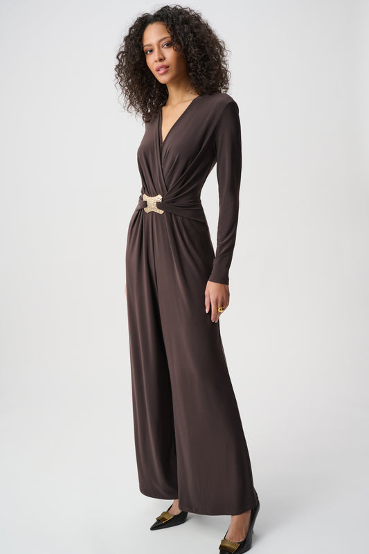 Joseph Ribkoff Jumpsuit 263005 Mocha