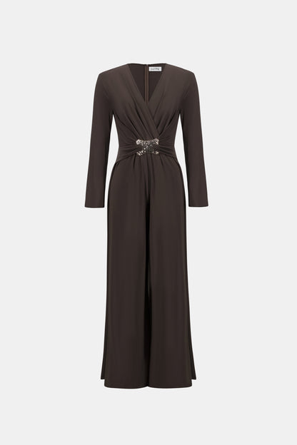 Joseph Ribkoff Jumpsuit 263005 Mocha