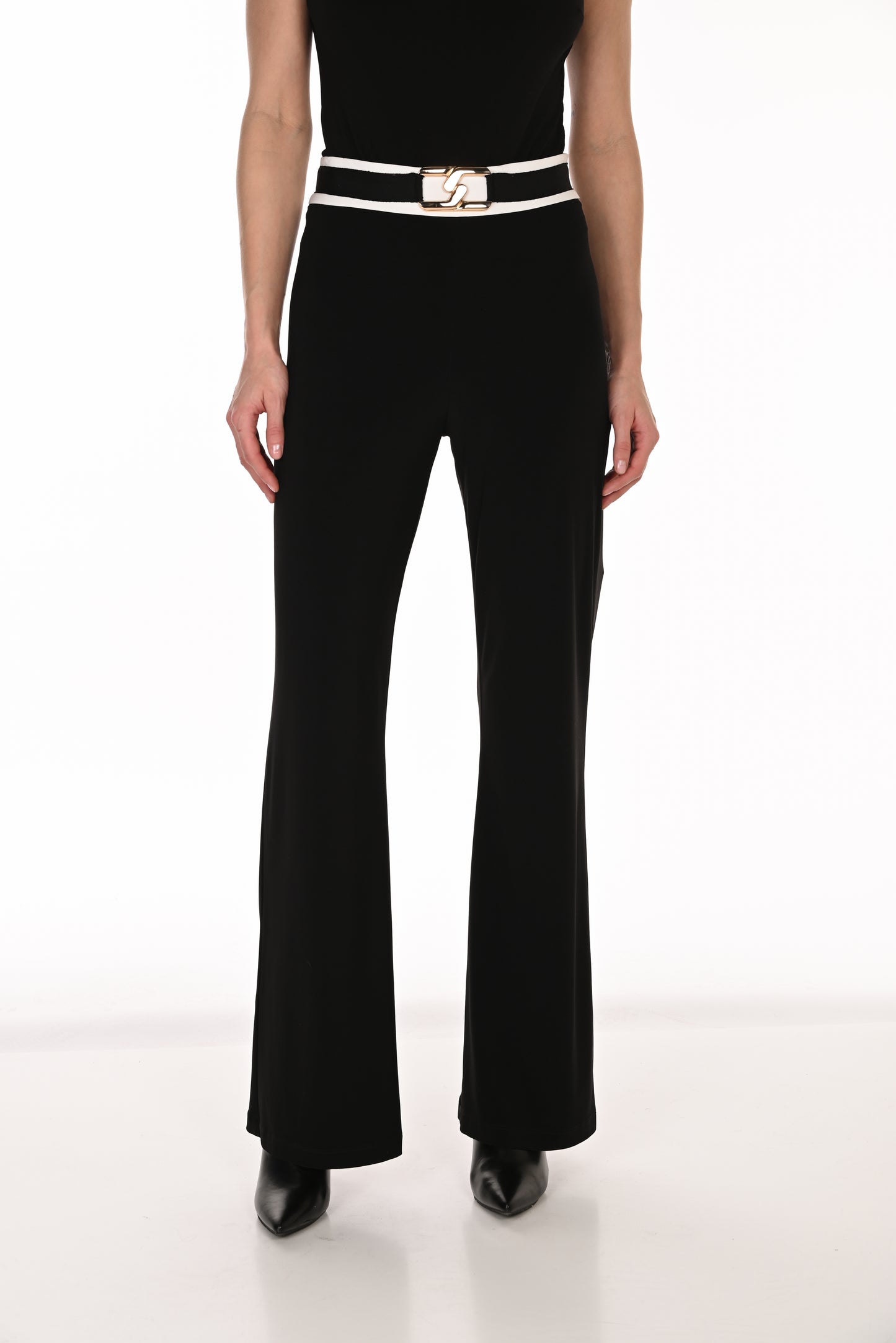 Frank Lyman Pant 263009 Black/Ivory