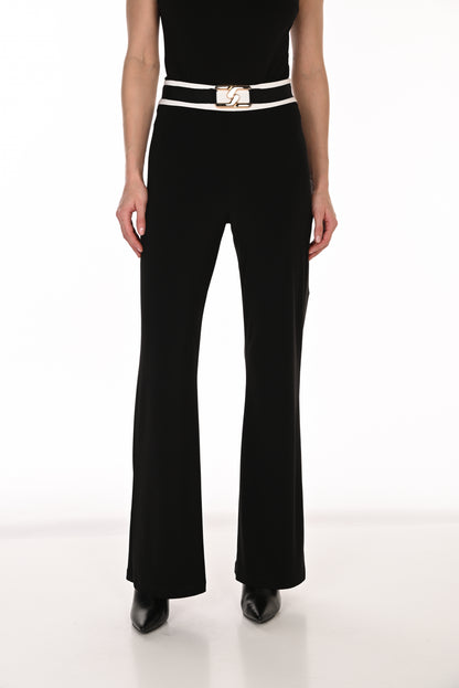Frank Lyman Pant 263009 Black/Ivory