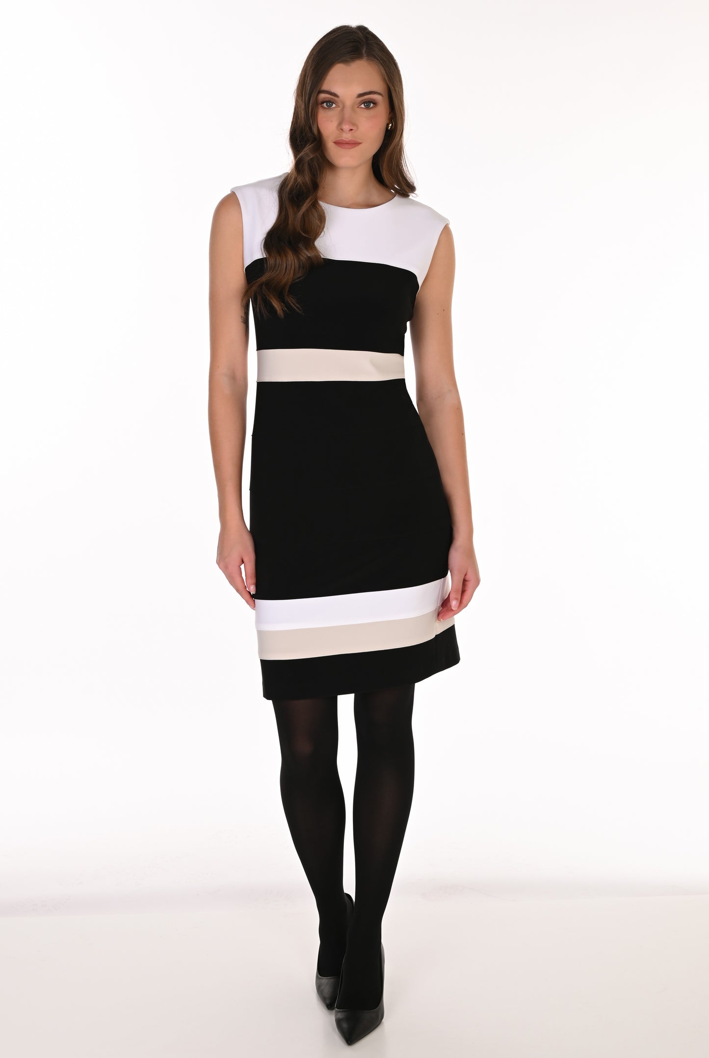 Frank Lyman Dress 263022 Black/Off-White