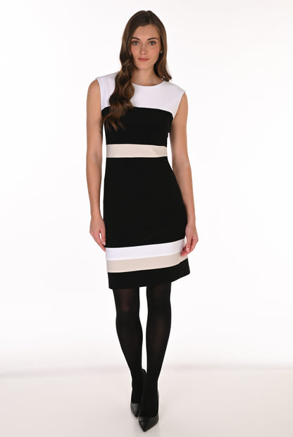 Frank Lyman Dress 263022 Black/Off-White