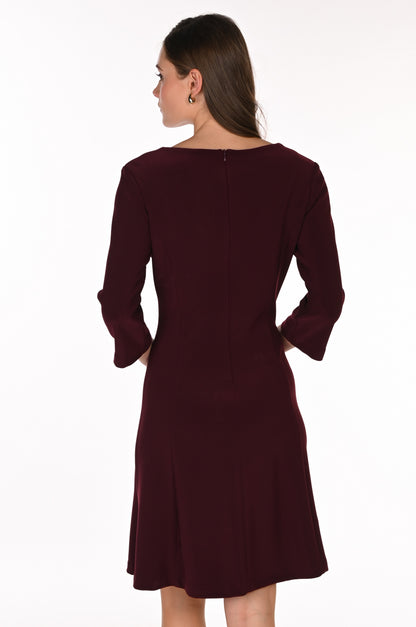 Frank Lyman Dress 263023 Black Cherry