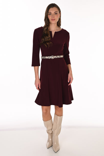 Frank Lyman Dress 263023 Black Cherry