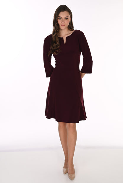 Frank Lyman Dress 263023 Black Cherry