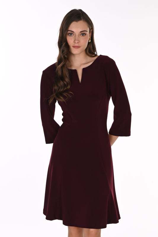 Frank Lyman Dress 263023 Black Cherry