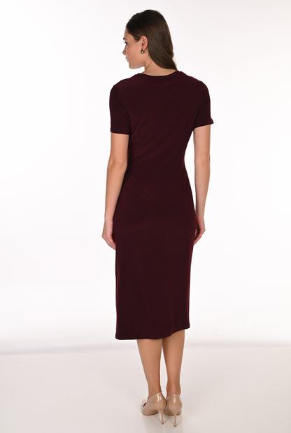 Frank Lyman Dress 263029 Black Cherry