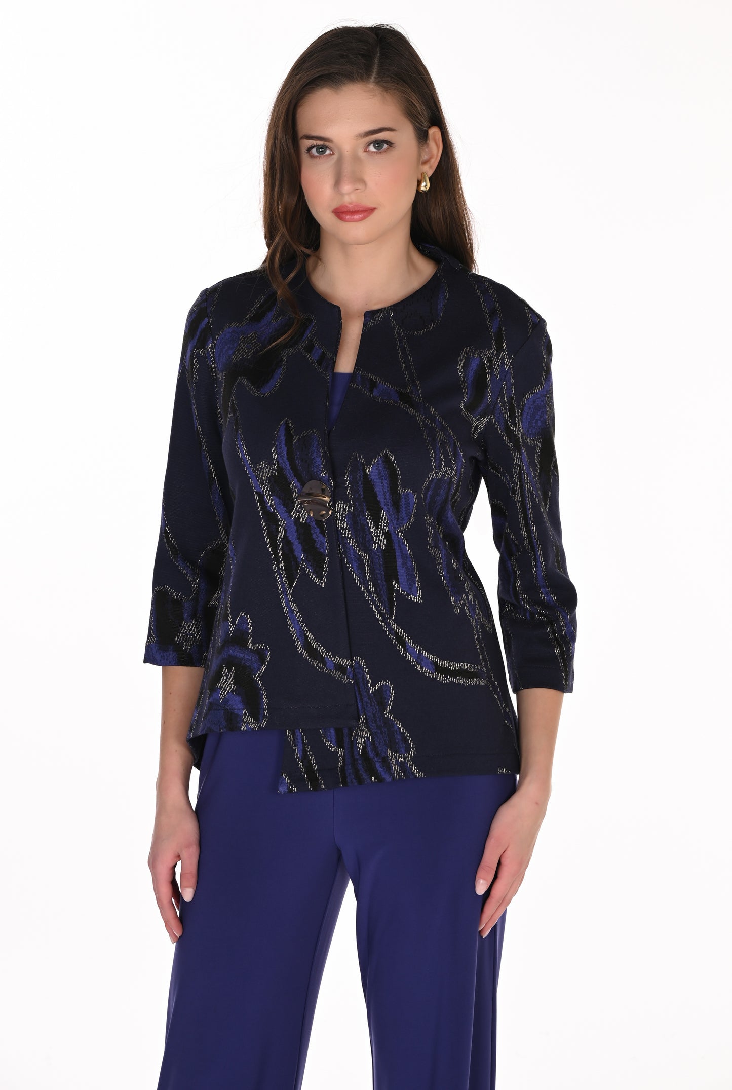 Frank Lyman Top 263114 Violet/Gold