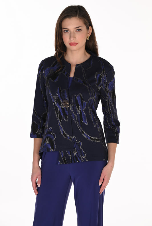 Frank Lyman Top 263114 Violet/Gold