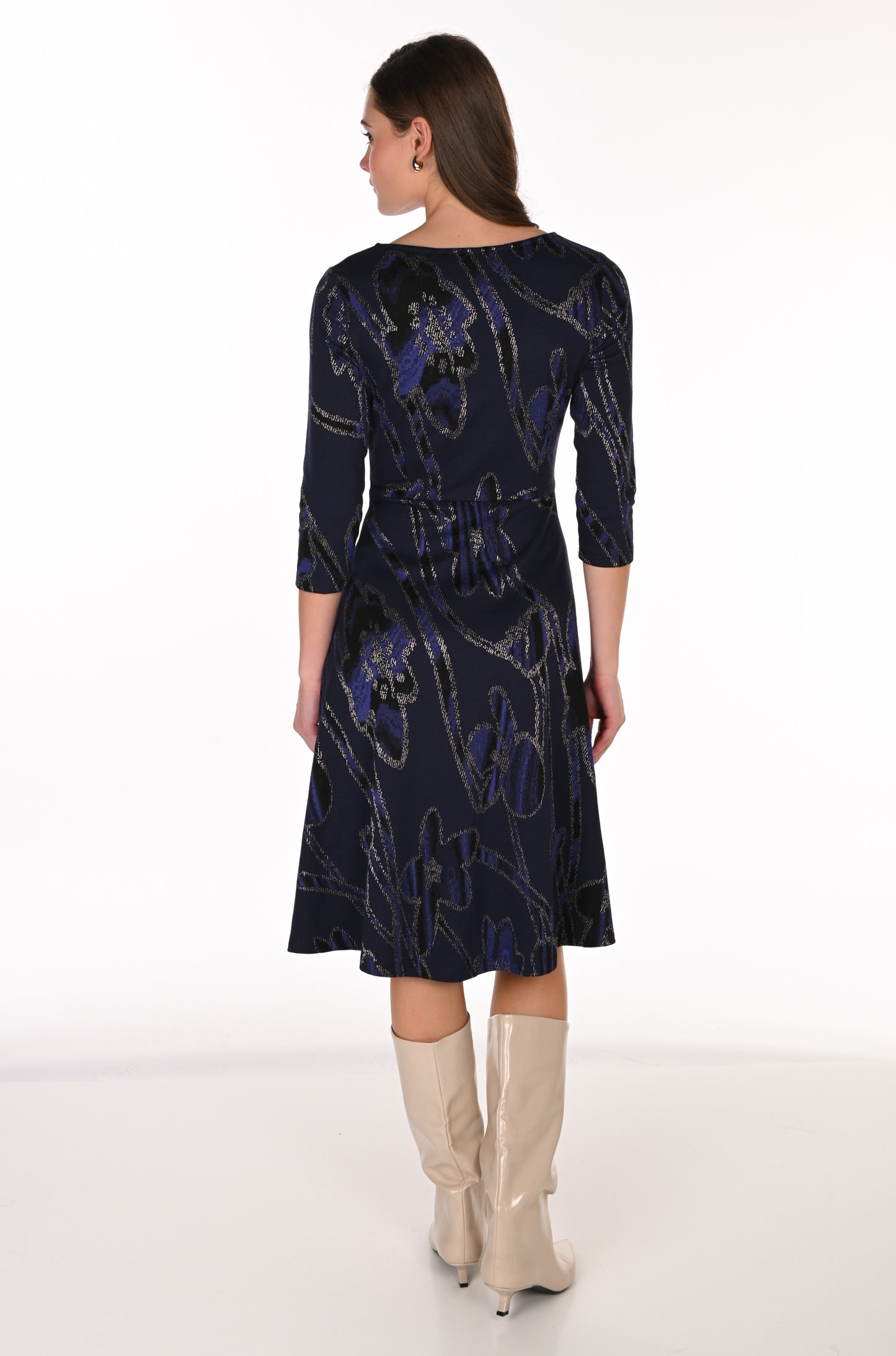Frank Lyman Dress 263116 Violet/Gold