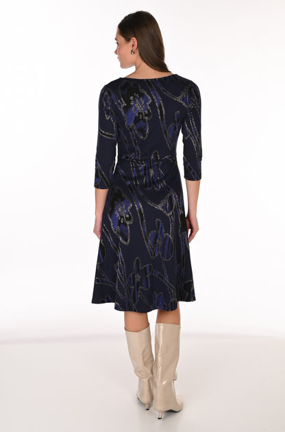 Frank Lyman Dress 263116 Violet/Gold