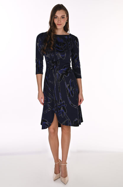 Frank Lyman Dress 263116 Violet/Gold