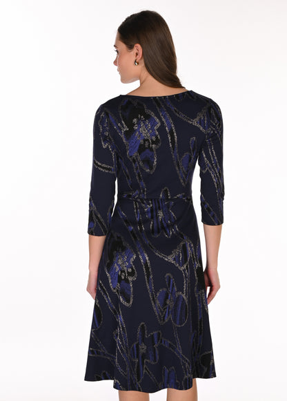 Frank Lyman Dress 263116 Violet/Gold