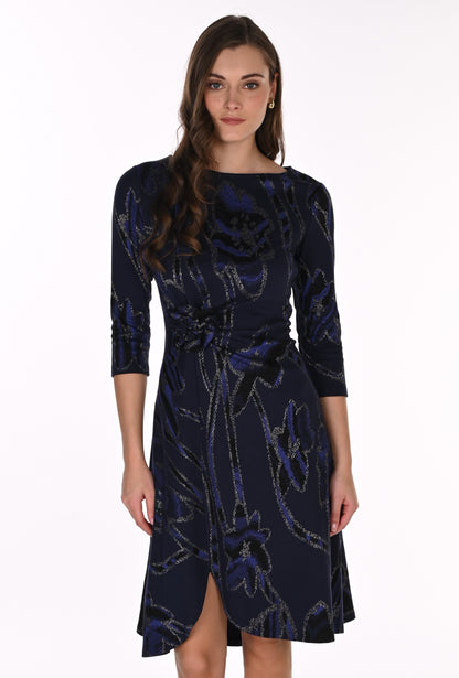 Frank Lyman Dress 263116 Violet/Gold