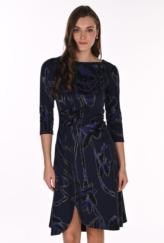 Frank Lyman Dress 263116 Violet/Gold