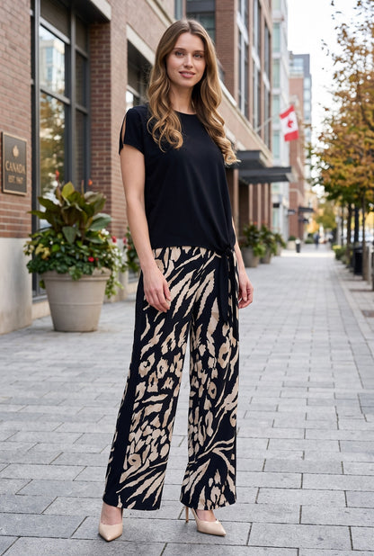Frank Lyman Pant 263127 Midnight/Taupe
