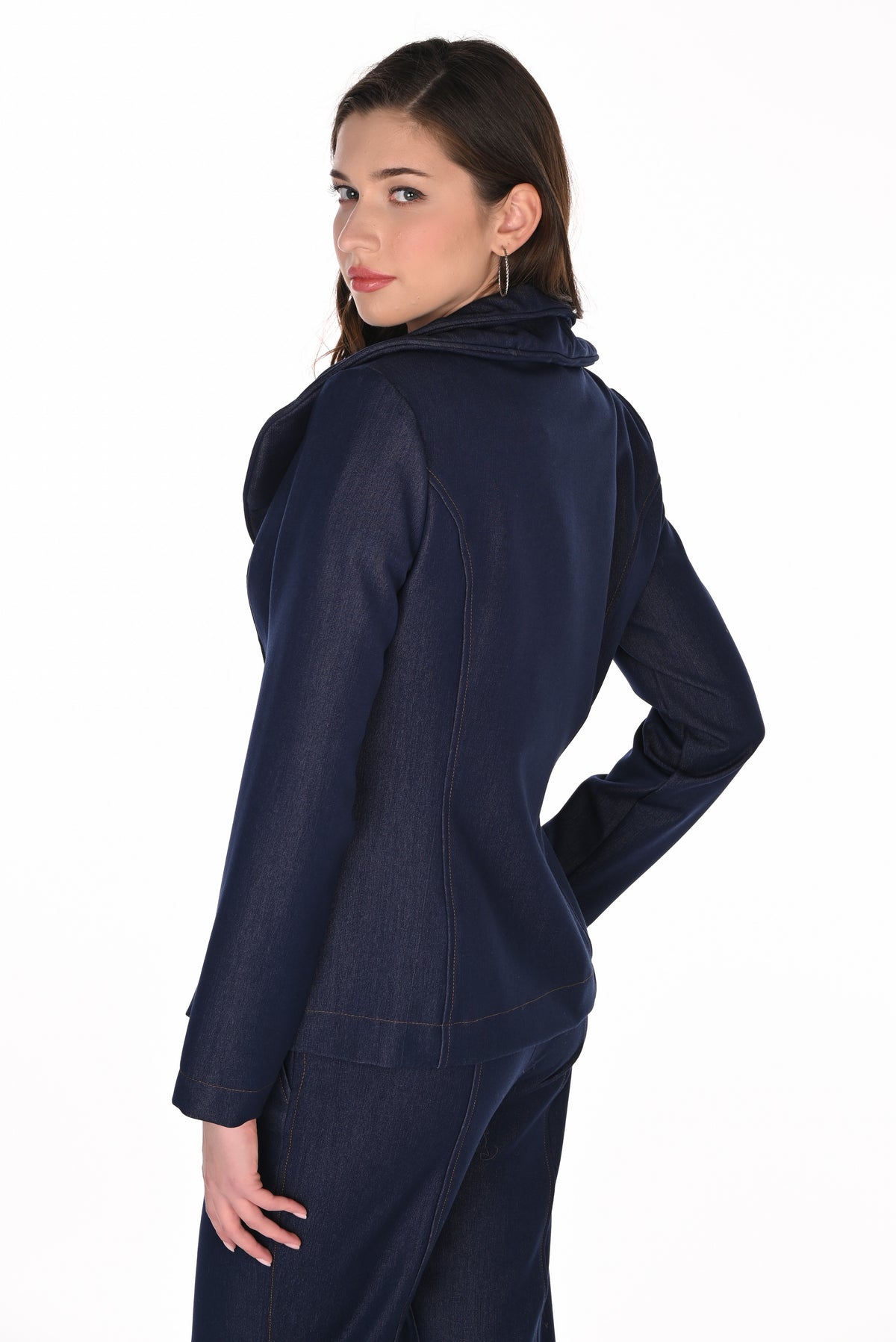 Frank Lyman Denim Jacket 263139 Dark Blue