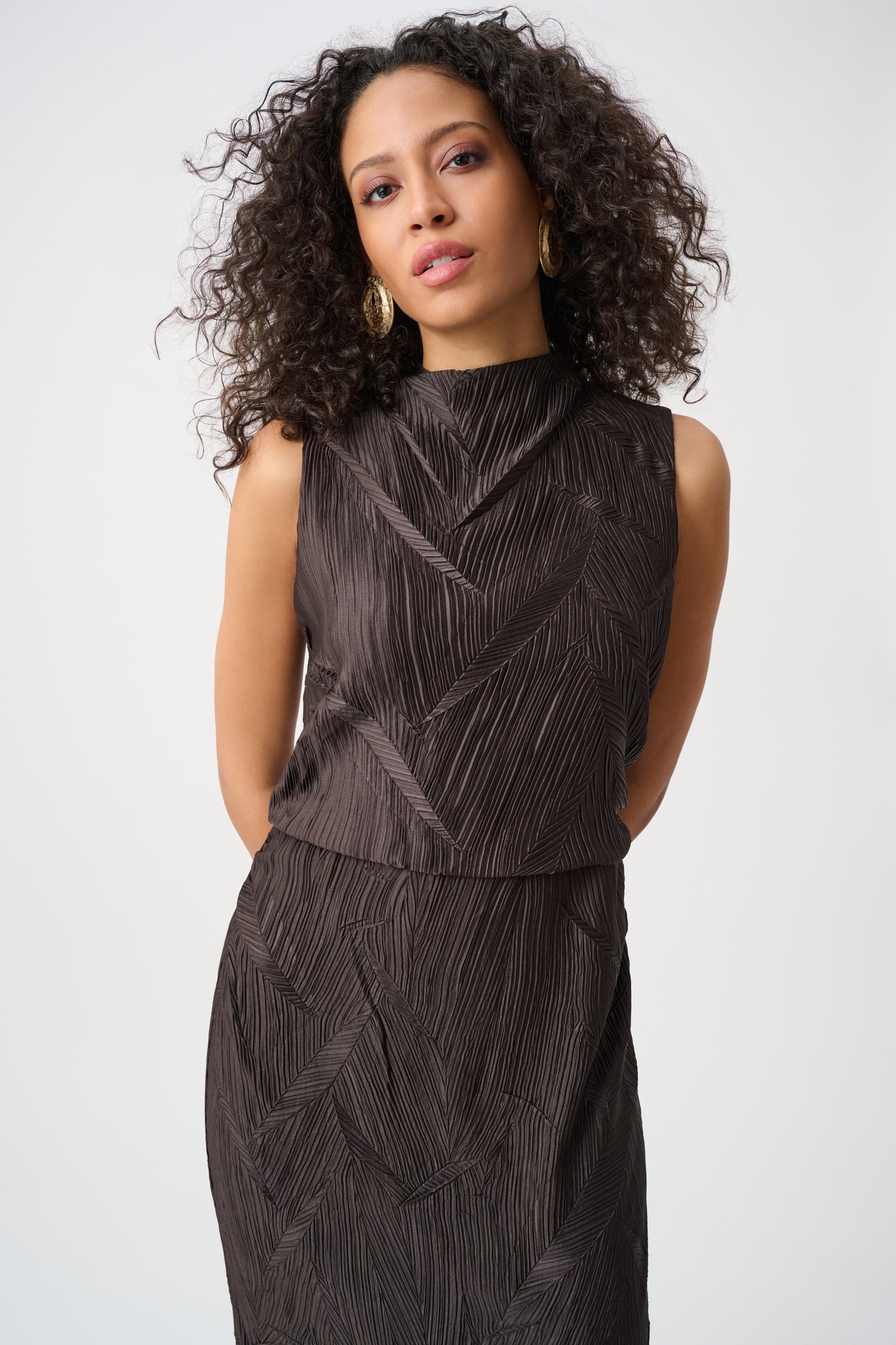 Joseph Ribkoff Dress 263147 Mocha