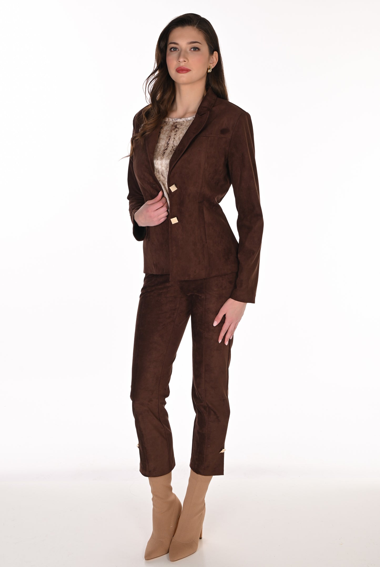 Frank Lyman Pant 263281 Brown