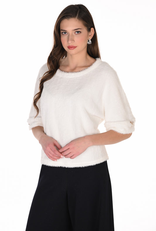Frank Lyman Top 263356 Off-White
