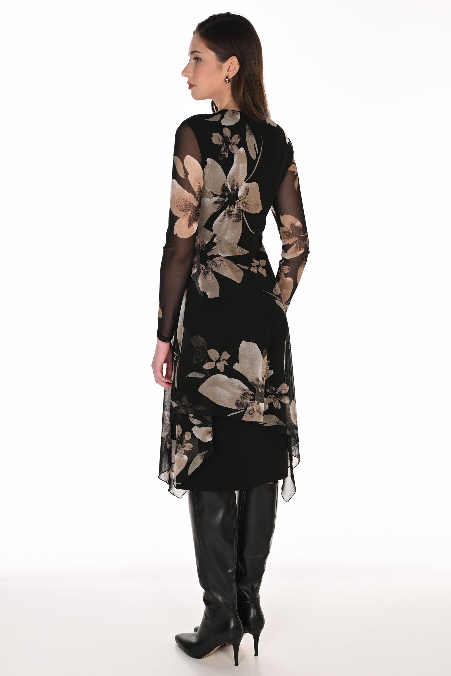 Frank Lyman Dress 263440 Black/Taupe