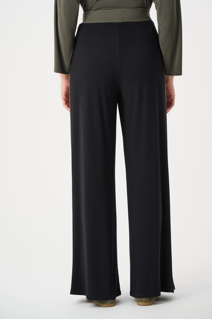 Joseph Ribkoff pant 263607 Black/Avocado