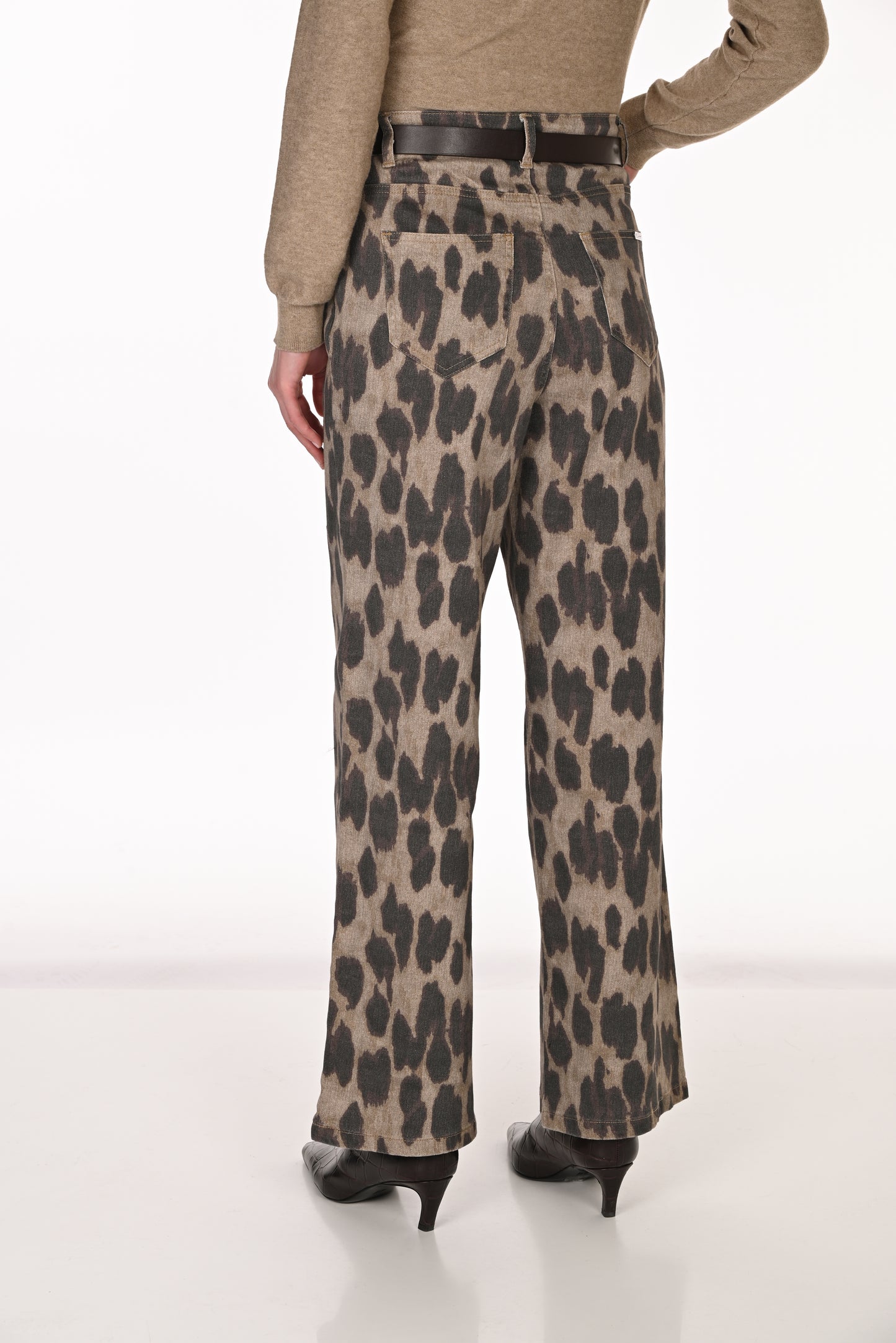 Frabk Lyman Denim Pant 263703 Leopard