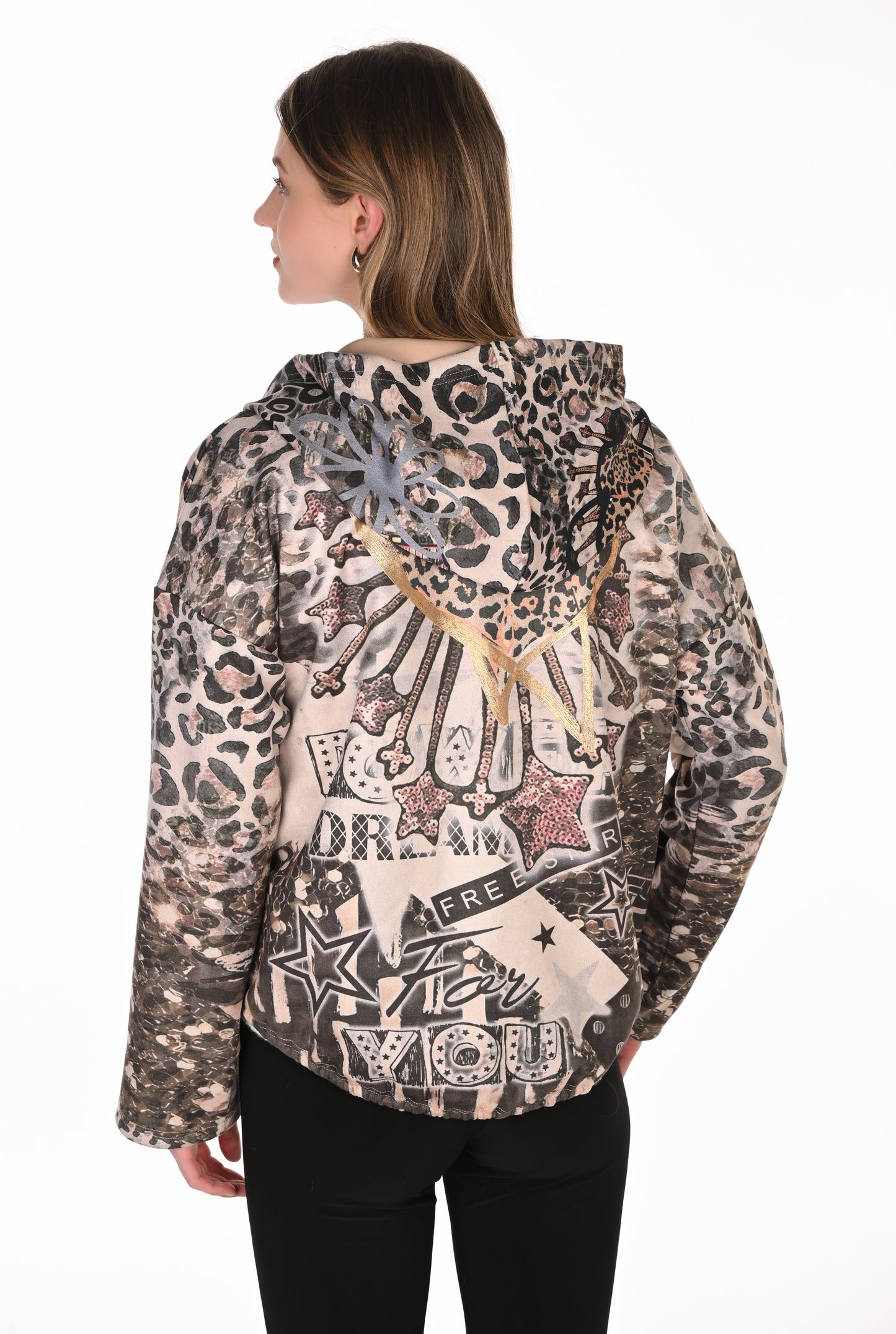 Frank Lyman Jacket 263707 Leopard/Gold