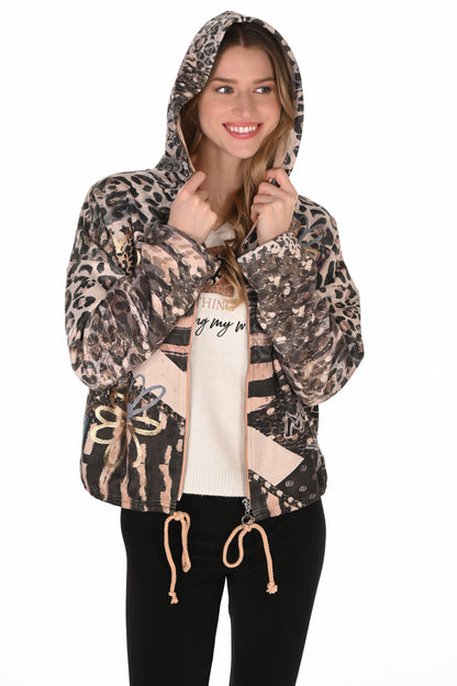 Frank Lyman Jacket 263707 Leopard/Gold