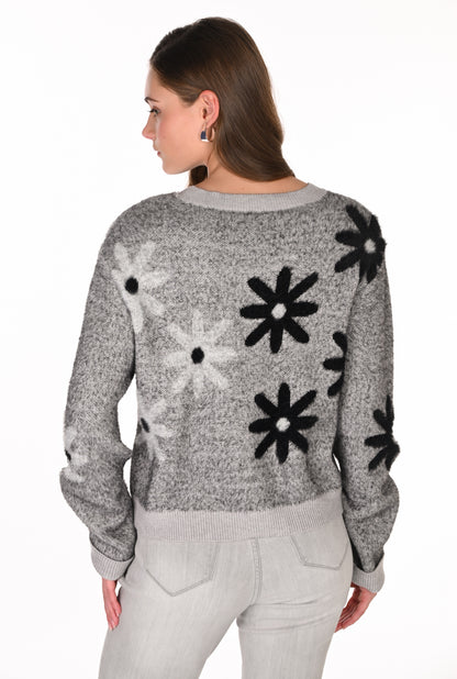 Frank Lyman Sweater 263713 Grey/Black