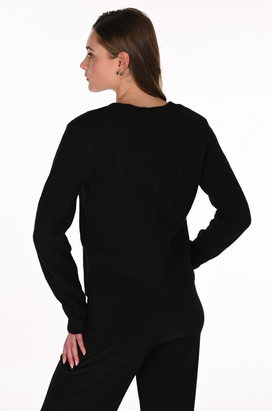 Frank Lyman Cardigan 263728 Black/Ivory