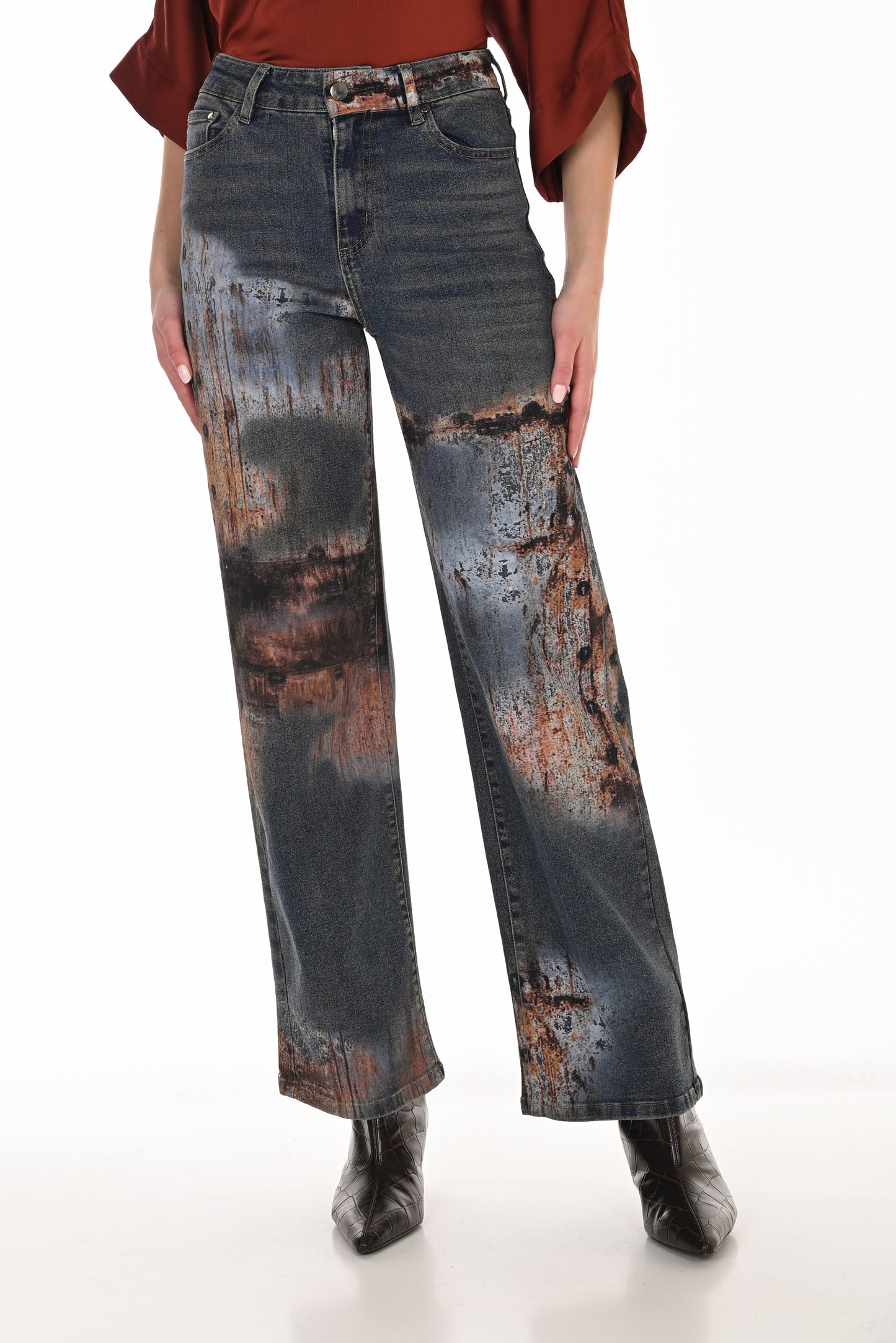 Frank Lyman Woven Pant 263743 Blue
