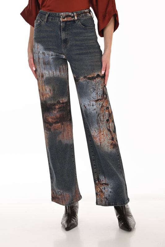 Frank Lyman Woven Pant 263743 Blue