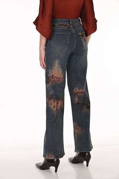 Frank Lyman Woven Pant 263743 Blue