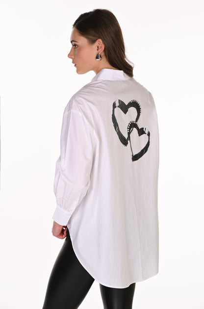 Frank Lyman Blouse 263766 Off-White/Black