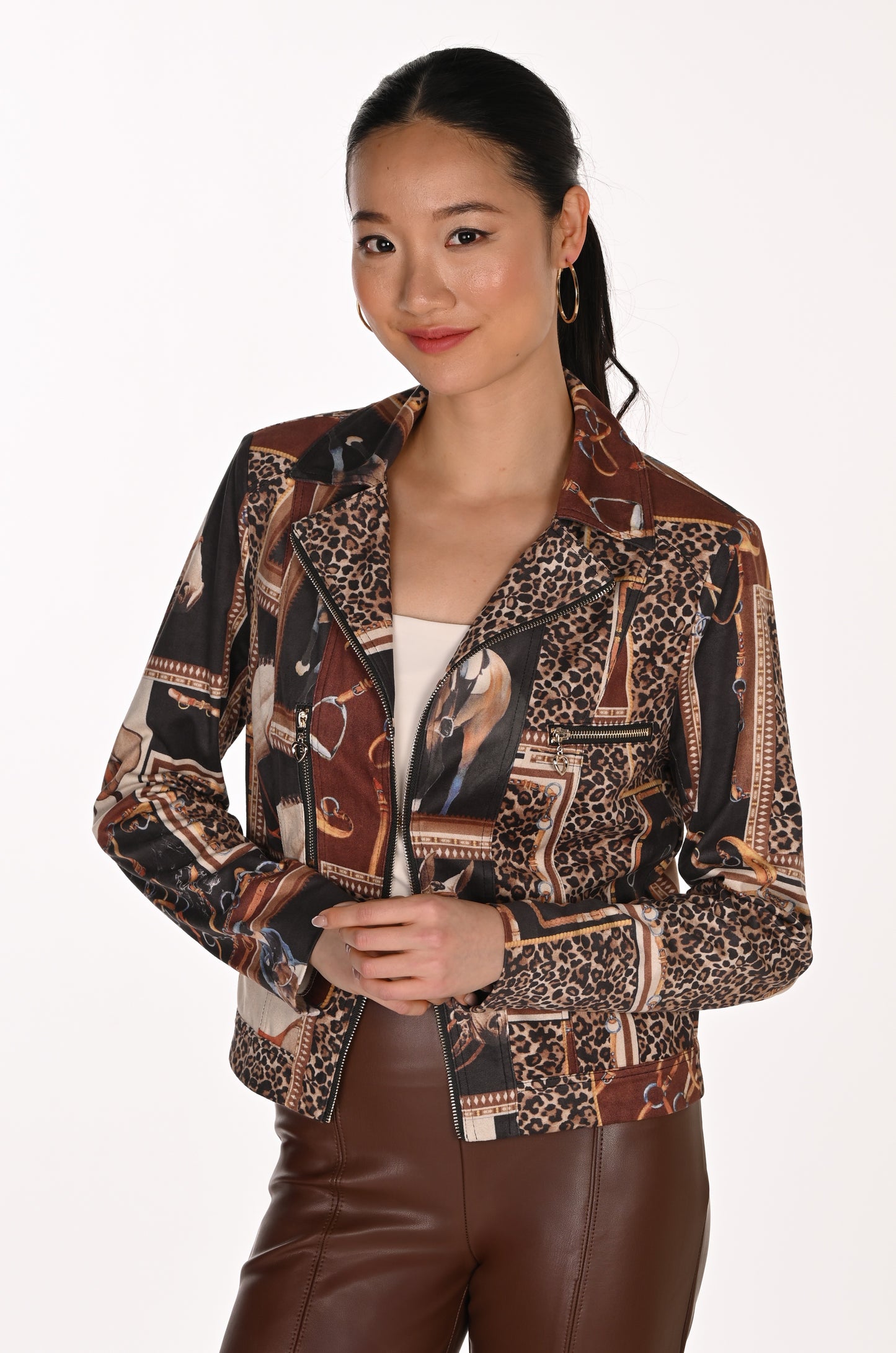Frank Lyman Jacket 263770 Dark Brown/Black