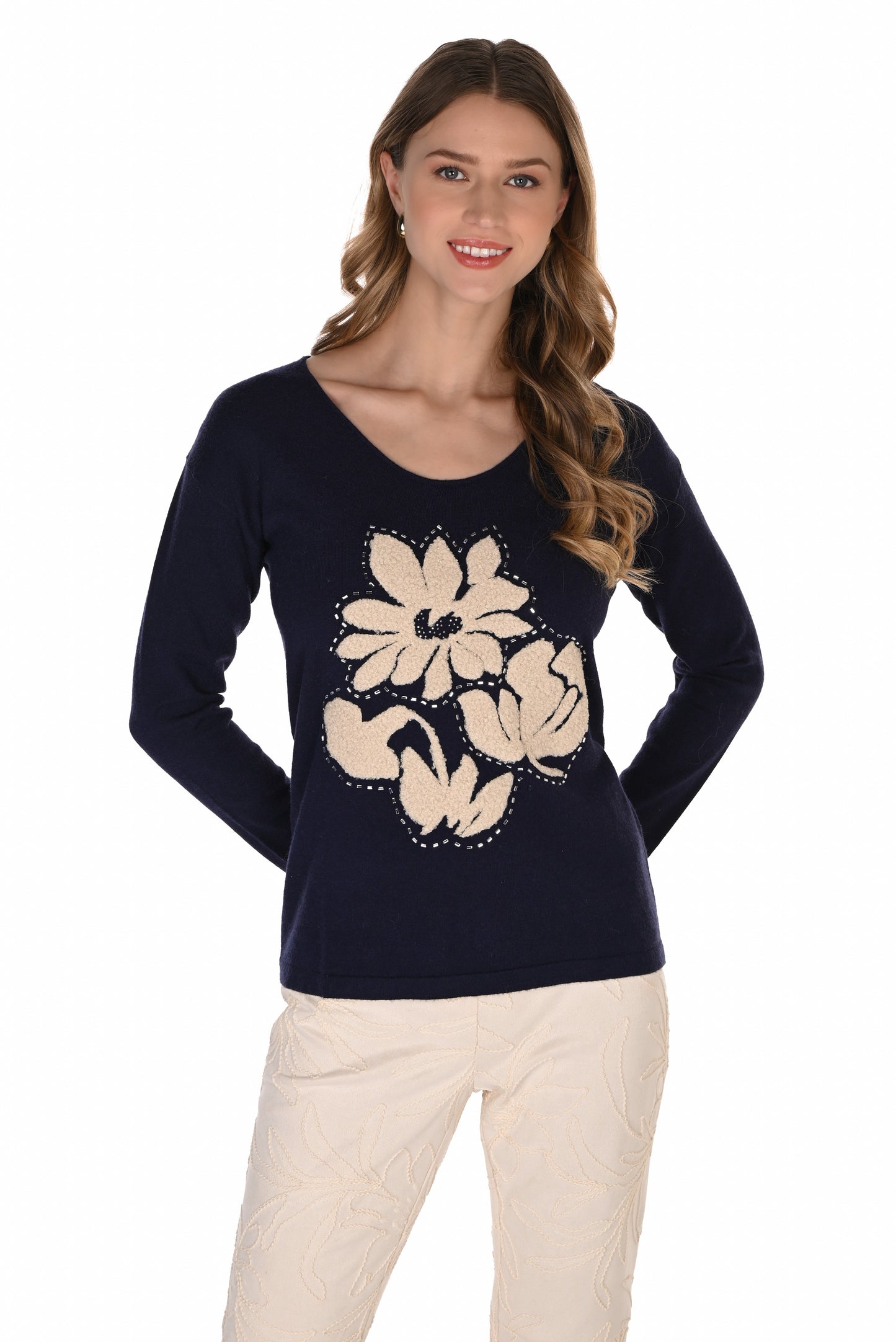 Frank Lyman Top 263781 Midnight/Beige