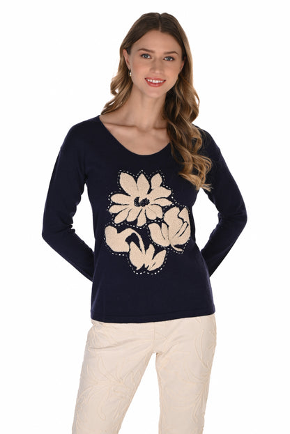 Frank Lyman Top 263781 Midnight/Beige