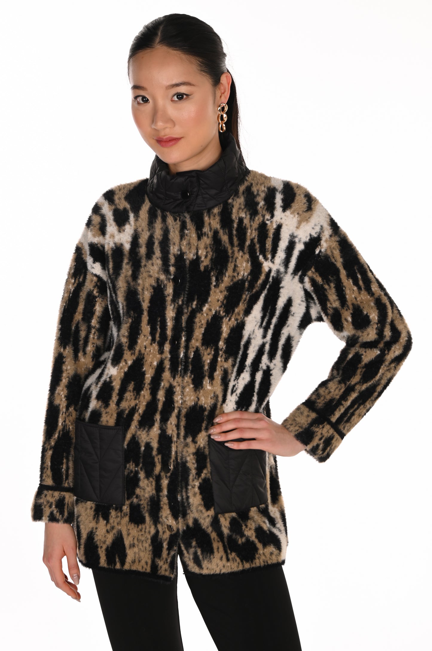 Frank Lyman Jacket 263793 Black/Tan