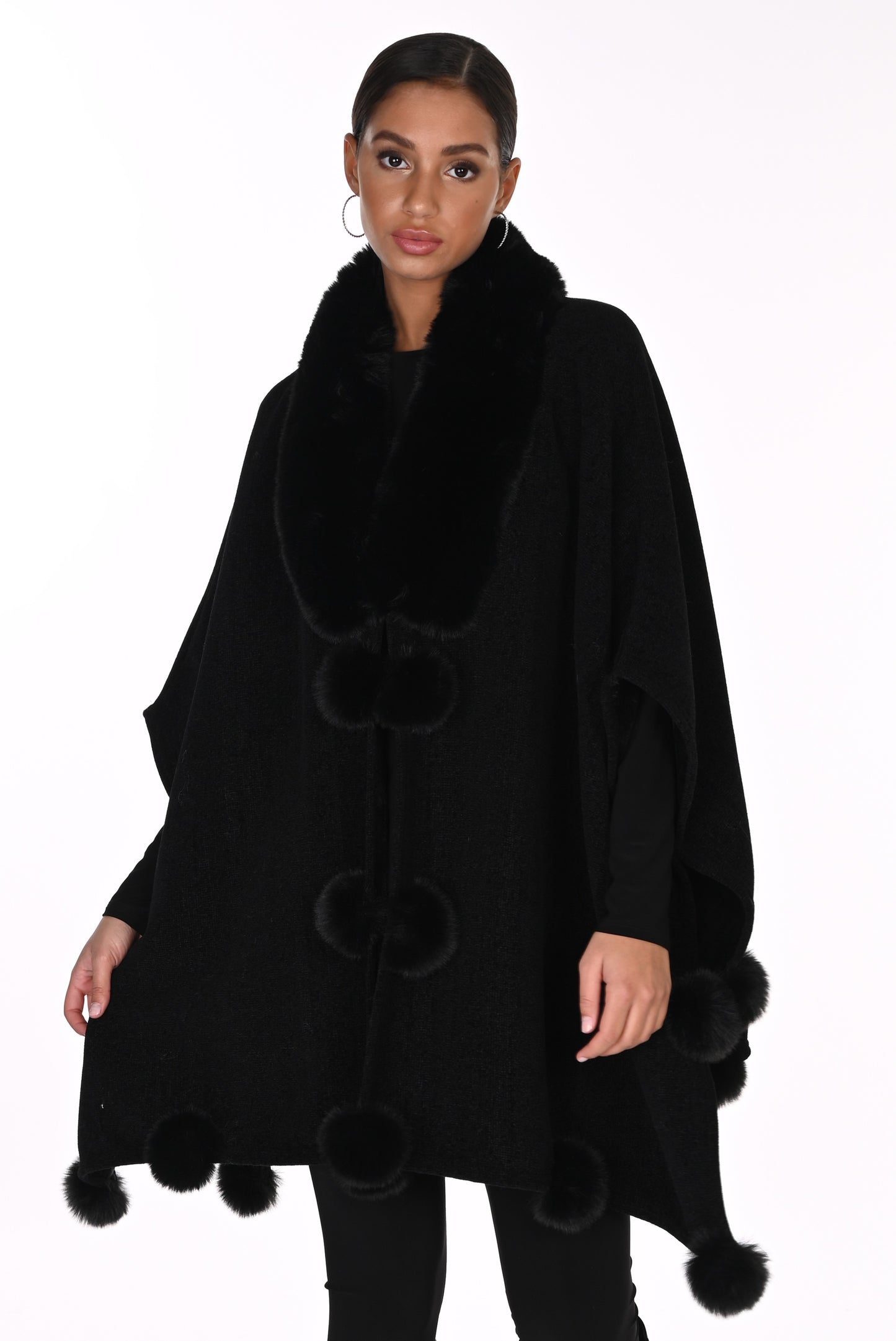 Frank Lyman Cape 263801 Black