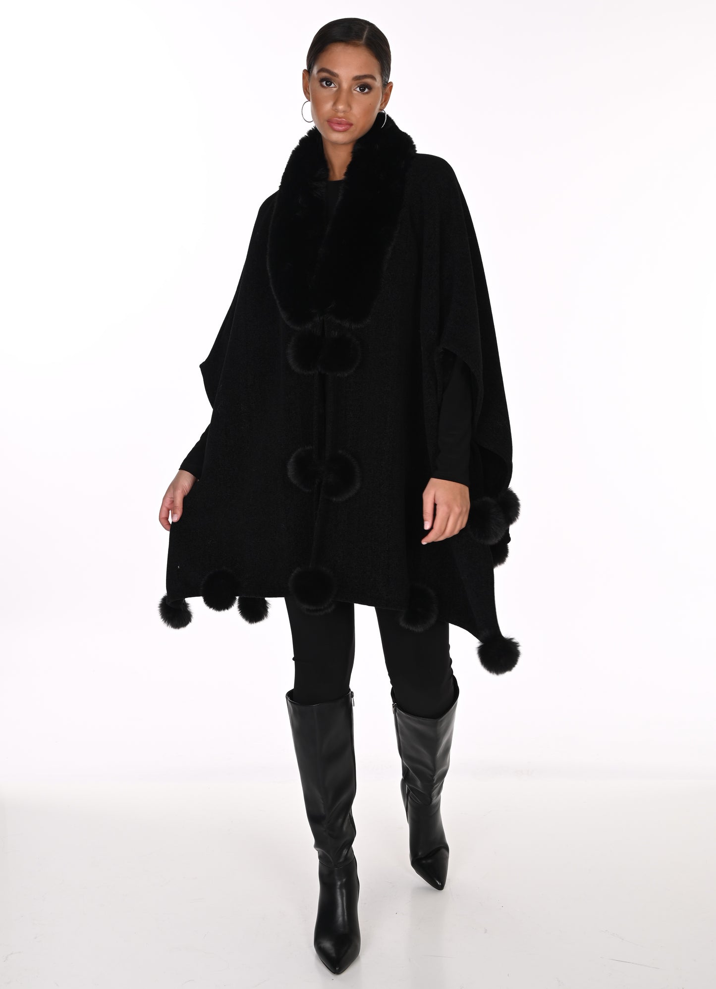 Frank Lyman Cape 263801 Black